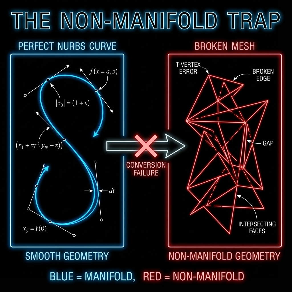 NURBS vs Mesh representation
