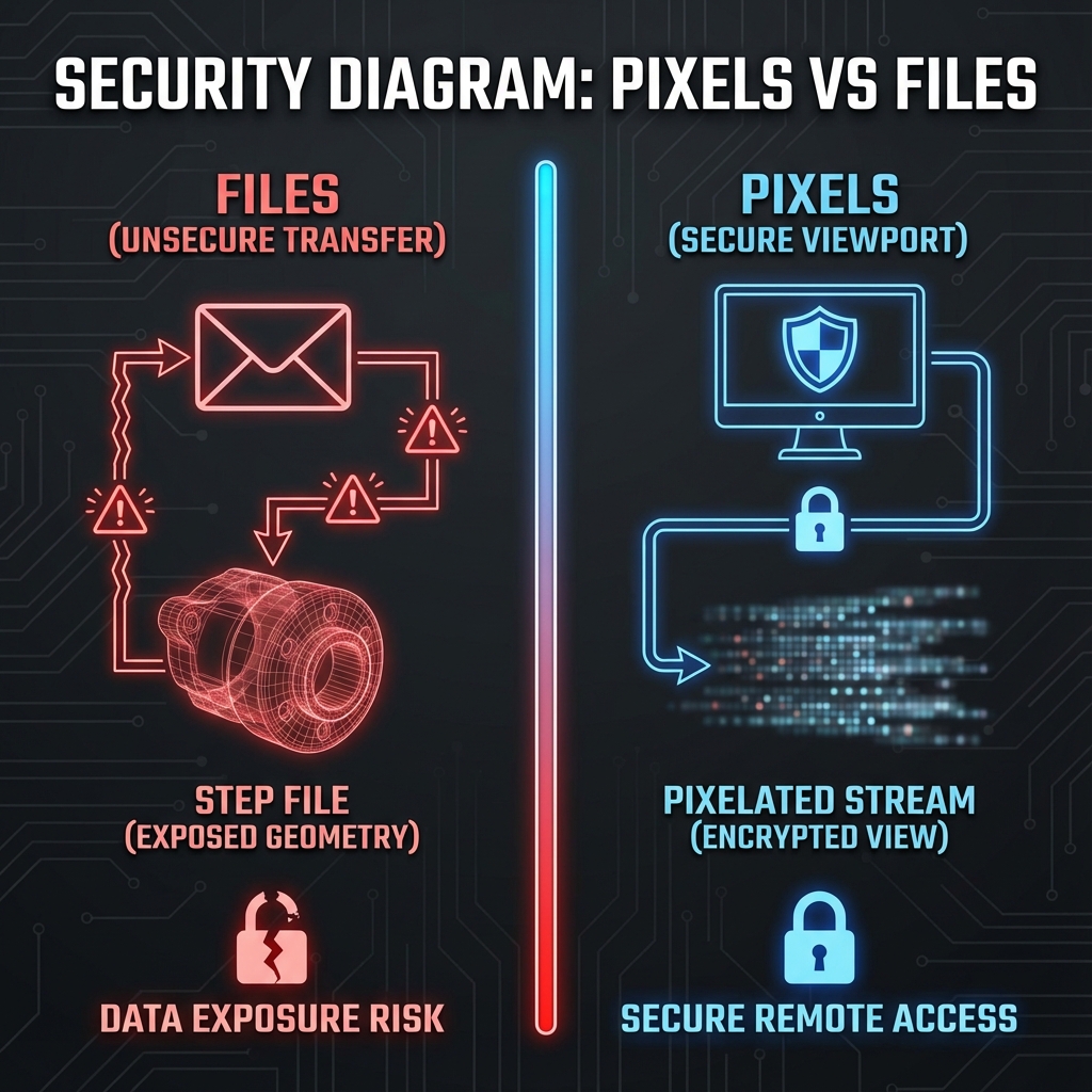 Pixels vs Files Security Model